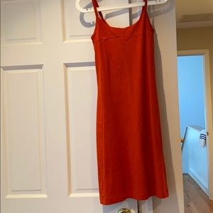 Orange Patagonia slim fit dress